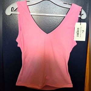 Zyia Peony ribbed tank. Medium NWT.